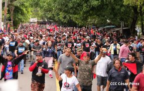 ¡Un Pueblo Unido Jamás Será Vencido! Caminata hacia la Hacienda El Vapor en honor a los Héroes y Mártires