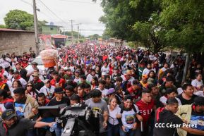 ¡Un Pueblo Unido Jamás Será Vencido! Caminata hacia la Hacienda El Vapor en honor a los Héroes y Mártires