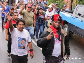 ¡Un Pueblo Unido Jamás Será Vencido! Caminata hacia la Hacienda El Vapor en honor a los Héroes y Mártires