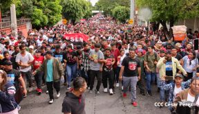 ¡Un Pueblo Unido Jamás Será Vencido! Caminata hacia la Hacienda El Vapor en honor a los Héroes y Mártires