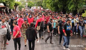 ¡Un Pueblo Unido Jamás Será Vencido! Caminata hacia la Hacienda El Vapor en honor a los Héroes y Mártires