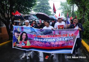 45 años de la liberación de la Ciudad de León, primera Capital de la Revolución