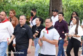 Nicaragua rinde honores al Comandante Carlos Fonseca Amador a 88 años de su natalicio 