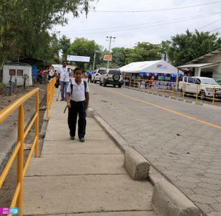 Inauguran carretera adoquinada en Malacatoya