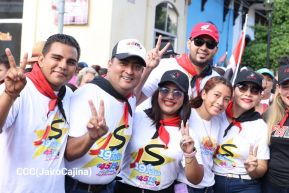 Familias de Occidente celebran 45 Años de liberación
