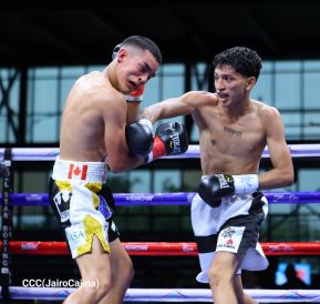 Velada de Boxeo Regreso a Casa en el Polideportivo Alexis Arguello
