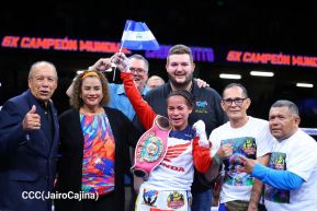Velada de Boxeo Regreso a Casa en el Polideportivo Alexis Arguello