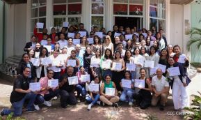 Intercambio profesional entre Comunicadores Sandinistas y RT en Español