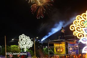 Celebran Vigilia en recibimiento y saludo al 45/19 en la Avenida de Bolívar a Chávez en Managua
