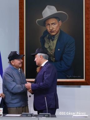 Presidente Comandante Daniel y Compañera Rosario se reúnen con delegación de Alto Nivel de la Federación de Rusia