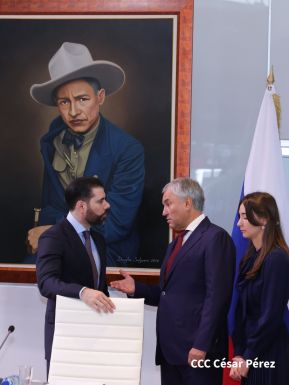 Presidente Comandante Daniel y Compañera Rosario se reúnen con delegación de Alto Nivel de la Federación de Rusia