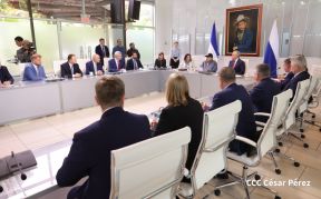 Presidente Comandante Daniel y Compañera Rosario se reúnen con delegación de Alto Nivel de la Federación de Rusia