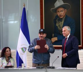 Presidente Comandante Daniel y Compañera Rosario se reúnen con delegación de Alto Nivel de la Federación de Rusia