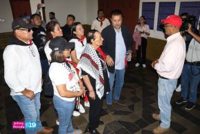 Heroína palestina Leila Khaled de visita en Nicaragua