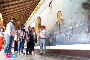 Heroína palestina Leila Khaled de visita en Nicaragua