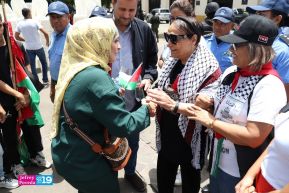 Heroína palestina Leila Khaled de visita en Nicaragua