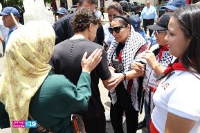 Heroína palestina Leila Khaled de visita en Nicaragua