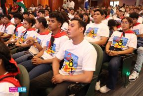 Heroína palestina Leila Khaled de visita en Nicaragua