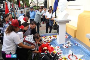 Heroína palestina Leila Khaled de visita en Nicaragua
