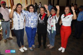 Heroína palestina Leila Khaled de visita en Nicaragua