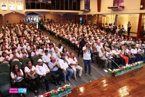 Heroína palestina Leila Khaled de visita en Nicaragua