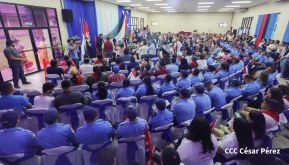 Heroína palestina Leila Khaled de visita en Nicaragua