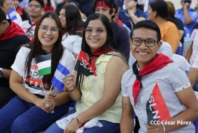 Heroína palestina Leila Khaled de visita en Nicaragua
