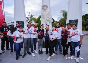 Heroína palestina Leila Khaled de visita en Nicaragua