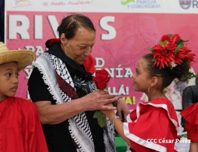 Heroína palestina Leila Khaled de visita en Nicaragua