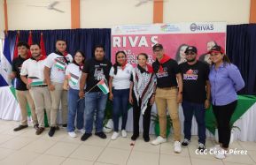 Heroína palestina Leila Khaled de visita en Nicaragua