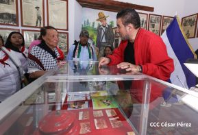 Heroína palestina Leila Khaled de visita en Nicaragua