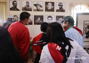 Heroína palestina Leila Khaled de visita en Nicaragua