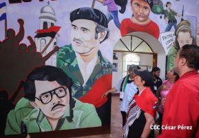 Heroína palestina Leila Khaled de visita en Nicaragua