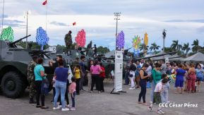 Exposición Estática del Ejército de Nicaragua en saludo al 45 aniversario de fundación