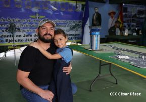 Exposición Estática del Ejército de Nicaragua en saludo al 45 aniversario de fundación