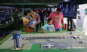 Exposición Estática del Ejército de Nicaragua en saludo al 45 aniversario de fundación