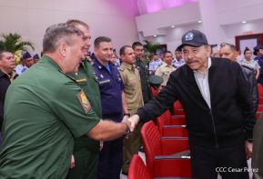  Acto del 45 Aniversario de la Fuerza Aérea del Ejército de Nicaragua