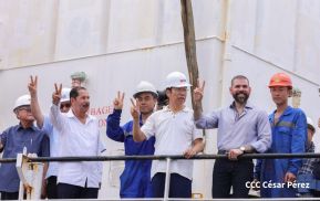 Nicaragua y China inauguran ruta comercial marítima directa