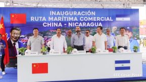 Nicaragua y China inauguran ruta comercial marítima directa