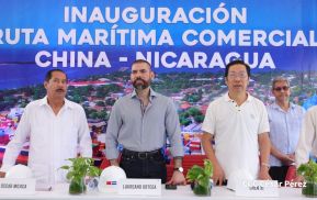 Nicaragua y China inauguran ruta comercial marítima directa