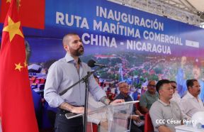 Nicaragua y China inauguran ruta comercial marítima directa