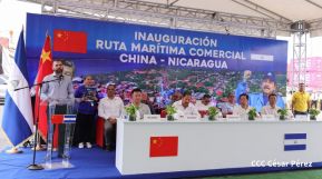Nicaragua y China inauguran ruta comercial marítima directa