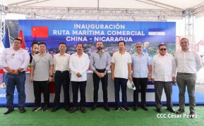 Nicaragua y China inauguran ruta comercial marítima directa