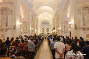 De esta manera leoneses celebran 77 años de la Gritería en honor a la Asunción de María