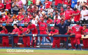 Séptimo juego de la semifinal del Campeonato Germán Pomares entre Los Dantos y Toros de Chontales