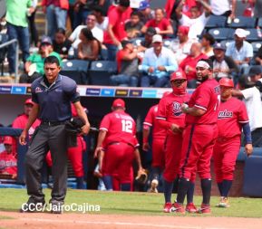 Séptimo juego de la semifinal del Campeonato Germán Pomares entre Los Dantos y Toros de Chontales
