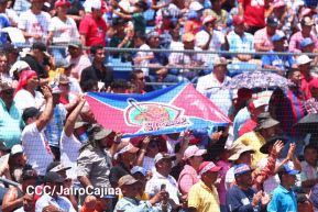 Séptimo juego de la semifinal del Campeonato Germán Pomares entre Los Dantos y Toros de Chontales