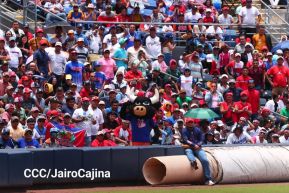 Séptimo juego de la semifinal del Campeonato Germán Pomares entre Los Dantos y Toros de Chontales