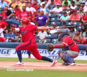 Séptimo juego de la semifinal del Campeonato Germán Pomares entre Los Dantos y Toros de Chontales