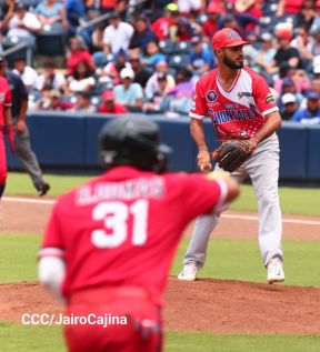 Séptimo juego de la semifinal del Campeonato Germán Pomares entre Los Dantos y Toros de Chontales